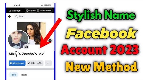 Create New Stylish Name Facebook Account | Single Name Stylish Facebook Account 2023 |
