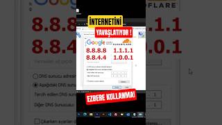 İnternetini Yavaşlatıyor🔴 DNS’ini Test Et!#dns #dnsdeğiştirme
