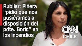 Karla Rubilar recuerda los últimos días del expdte. Sebastián Piñera