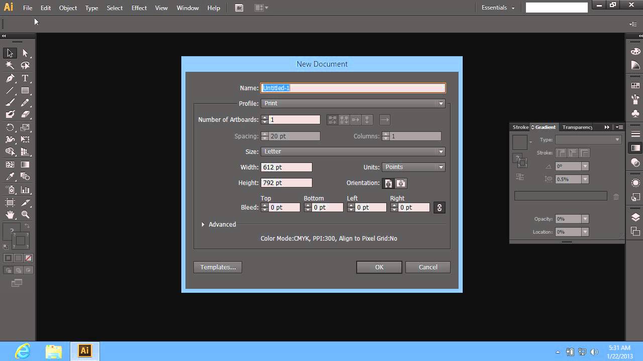 How to Change Background Color in Adobe Illustrator CS6 - YouTube