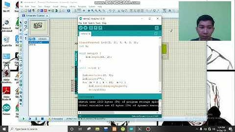 Cara Membuat Program Running Text Menggunakan Proteus dan Arduino