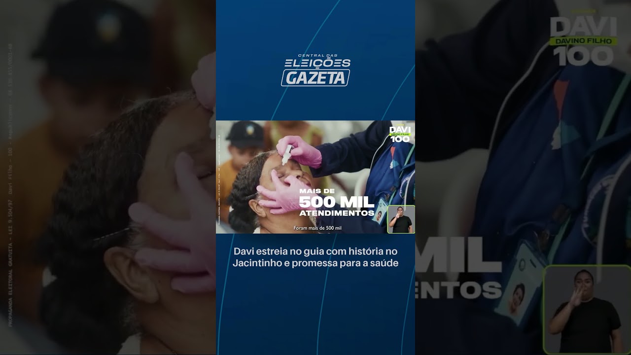 Davi estreia no guia com história no Jacintinho e promessa para a saúde