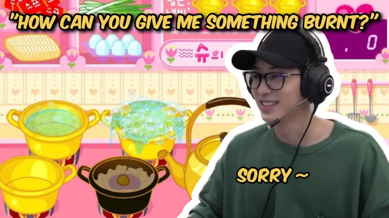 Wonwoo struggle with cooking 🧑🏻‍🍳🍜🎮