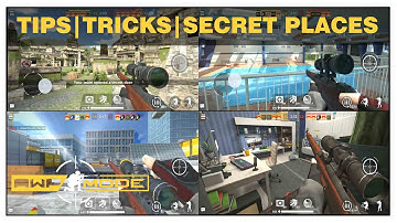 AWP MODE SECRET SMART GAMEPLAY | AWP MODE TIPS AND TRICKS | AWP MODE SECRET PLACES