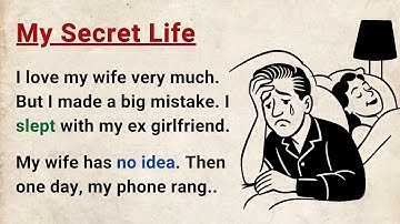 Learn English through Stories Level 3 ⭐ My Secret Life - Emotional English Story for Listening