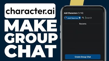 How To Make Group Chat On Character AI App (Easy!)