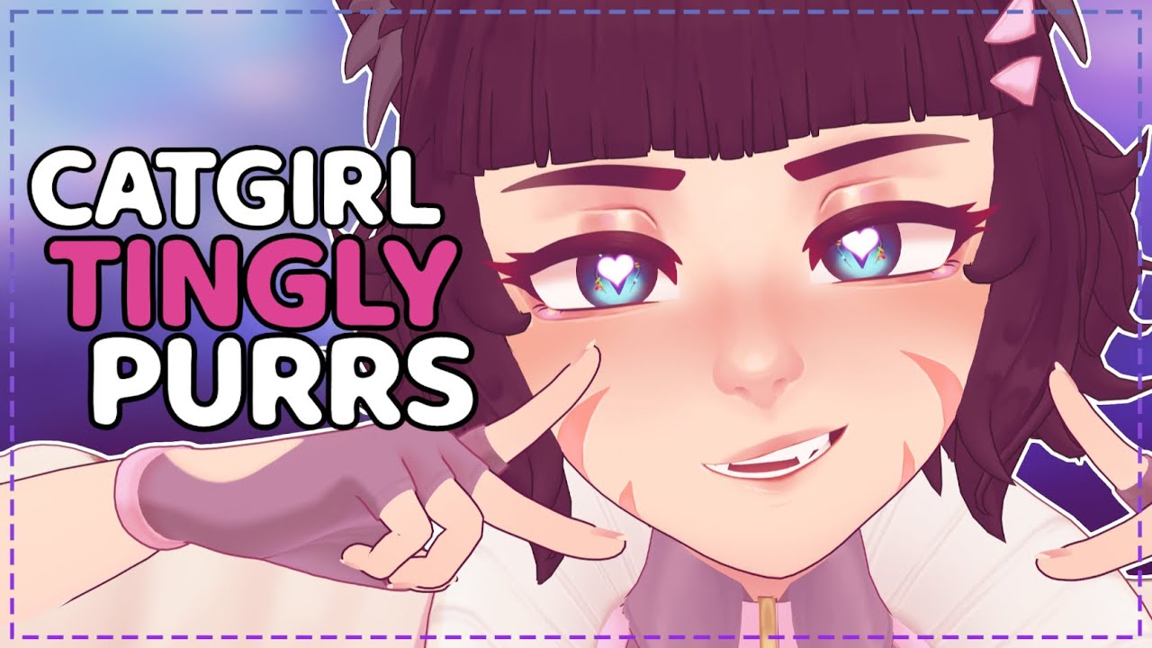 ASMR  🐾 Catgirl Purrs Into Your Ears So You Can Sleep 🐾