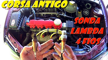 Intalação da sonda lambda de 4 fios no corsa antigo