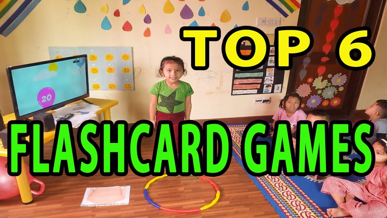6 ESL Flashcard Games [Simple Activities Kindergarten] YouTube