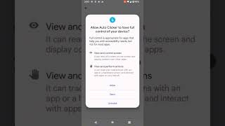 simple auto clicker Accessibility service api usage