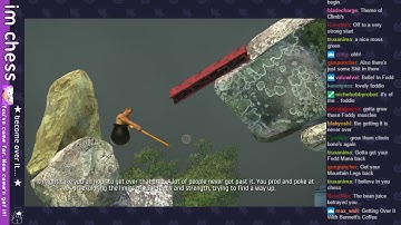 chess plays - getting over it with bennett foddy (part 2)