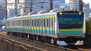#063【JR東】E233系 マリC2編成  TK出場回送 ／ 中央線で活躍の元トタH49編成とT71編成が入り混じった混組編成！ 東京総合車両センター出場回送で幕張へ　(2026/04/03)