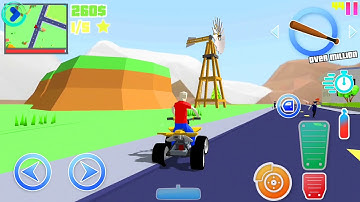 Dude Theft Auto: Open World Sandbox Simulator BETA # (By Poxel Studios) Android Gameplay HD