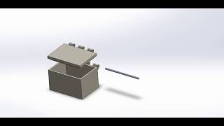 Hinge box with pin