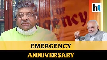 Watch: BJP leaders target Congress on 45th anniversary of emergency