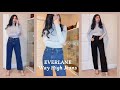 EVERLANE WAY HIGH JEANS TRY ON HAUL 2021