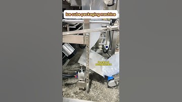 1.2.3.4.5kg fully automatic ice cube packaging machine factory #icepackingmachine