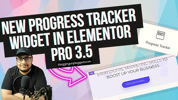 New Progress Tracker Widget in Elementor Pro 3.5 | Elementor Update | Blogging Unplugged Clips |