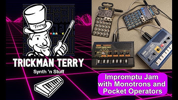Impromptu Jam with KORG Monotron Delay, KORG Monotron Duo, PO-32, PO-128