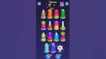 nut sort level 438 | #nutsort #gaming #trendingshorts #games #trendingshorts #like #trending #love