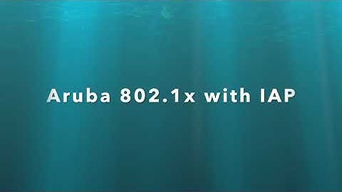 INNOVIX - HPE Aruba IAP 802.1x Authentication with Clearpass