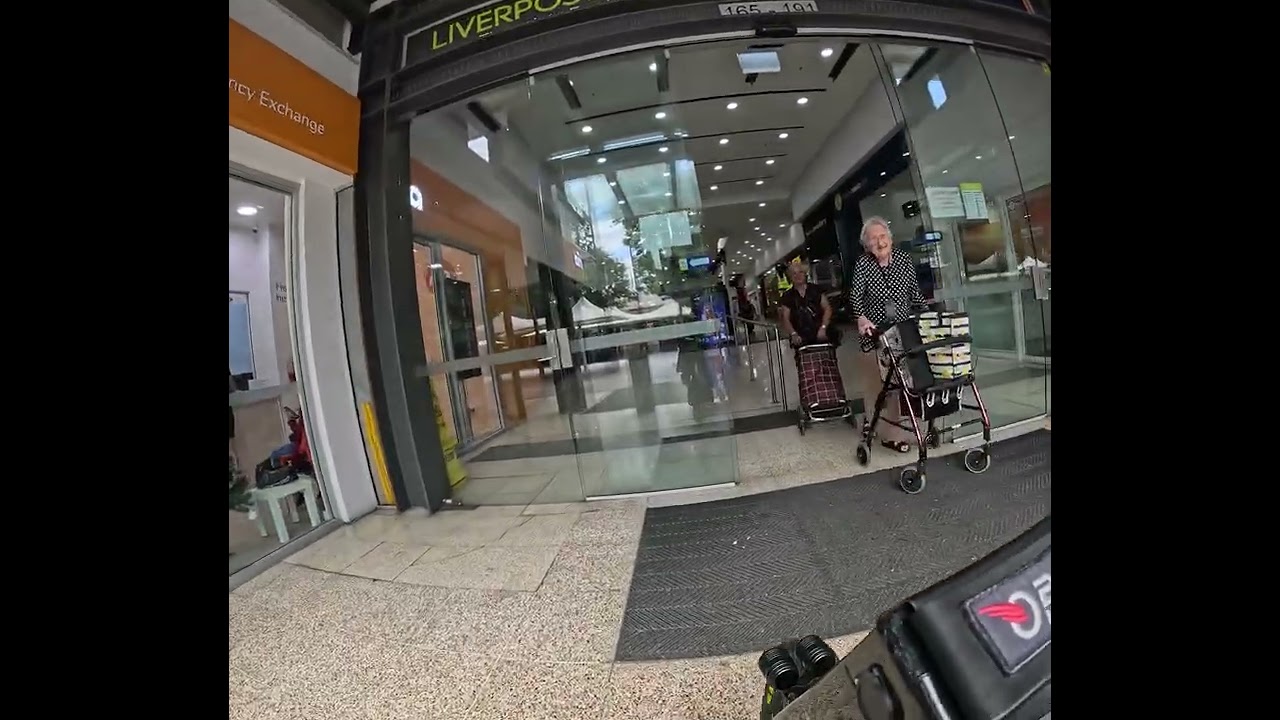 Go Pro View leaving Westfield Liverpool