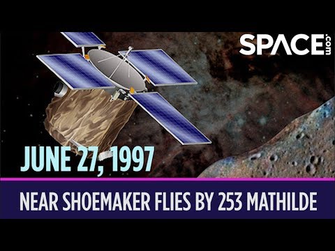 OTD in Space – June 27: NEAR Shoemaker Flies by 253 Mathilde - YouTube