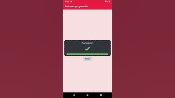Animator-android progress bar