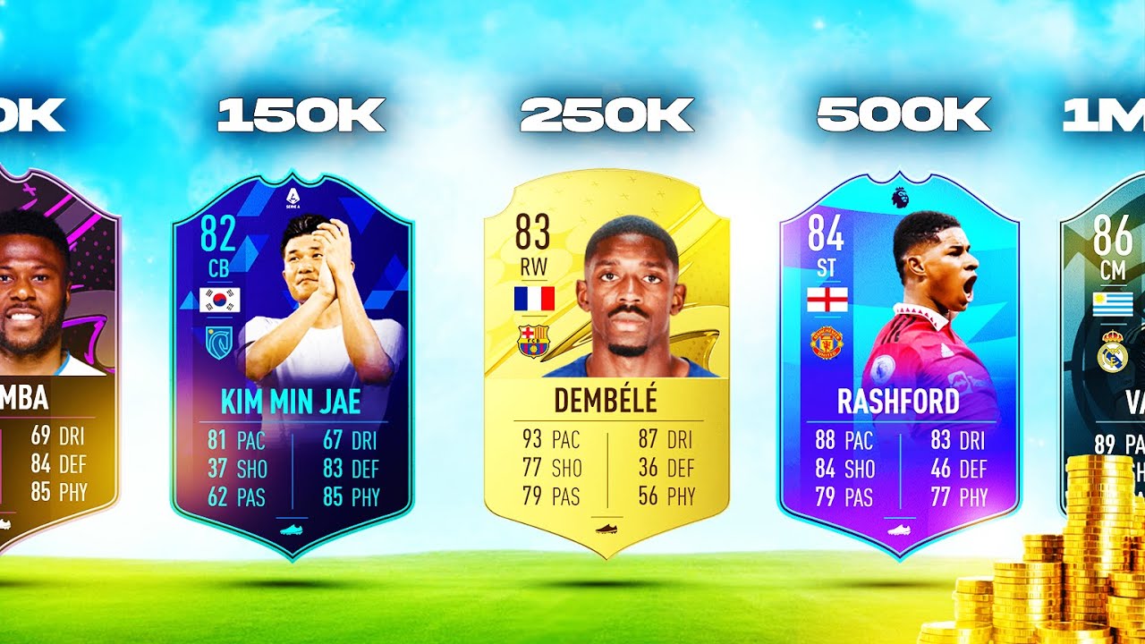 BEST META TEAMS FOR 100K, 150K, 250K, 500K, 1M BUDGET! FIFA 23 SQUAD BUILDER