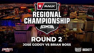 Jose Godoy vs Brian Boss | Round 2 | MTG Modern Regional Championship | Las Vegas, Nevada