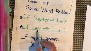 Lesson 5-8 Reteach Pearson Envision 2.0