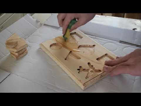 فيديو: كيفية صنع الألعاب من الخشب