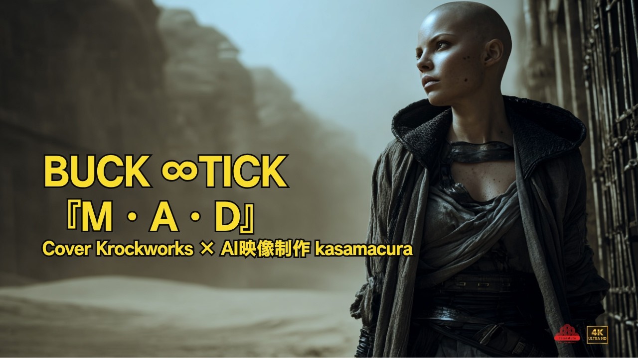 BUCK ∞TICK 『M・A・D』Cover Krockworks × AI映像作家 kasamacura