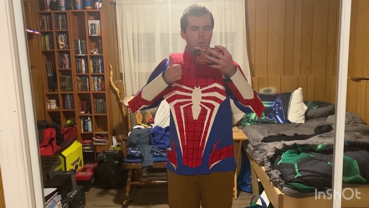 My Finished Painted Spider Man Full Body Suit From Marvels Spider Man 2