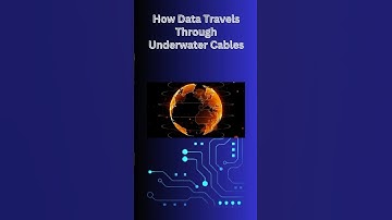 How Your Internet Data Travels Through Underwater Cables! #techexplained #networksecurity #fiber