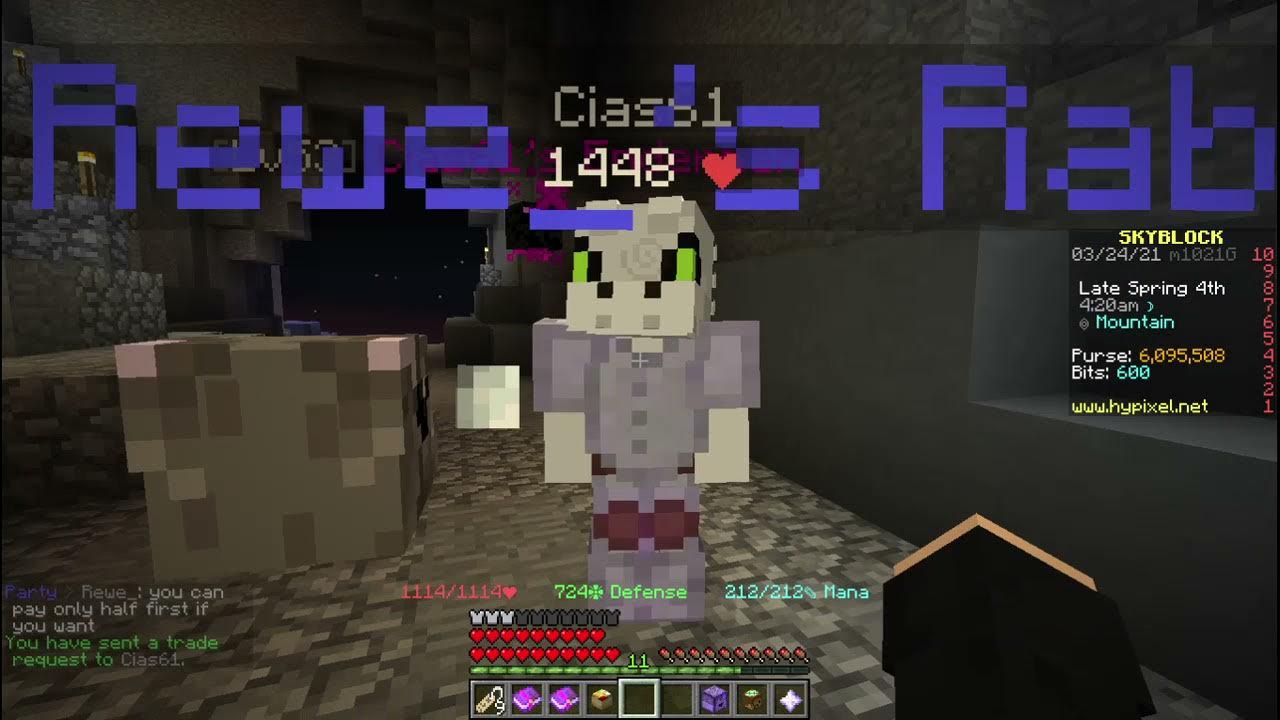 Hypixel Skyblock Trade Basket of Seeds for 550k with Cias61 YouTube