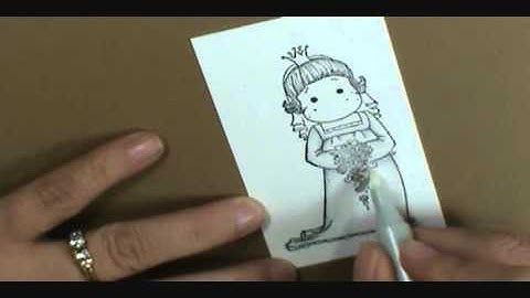 Copic Tutorial: Coloring White 1/2