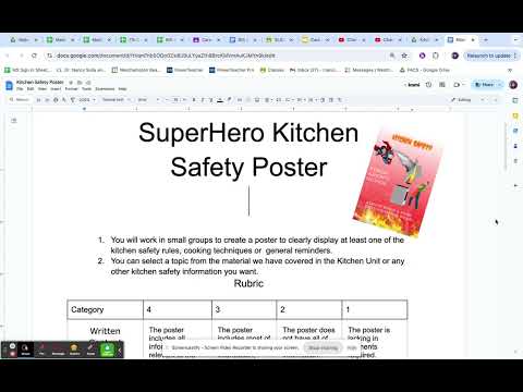 Kitchen Safety Poster Examples