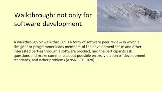 Software static analysis