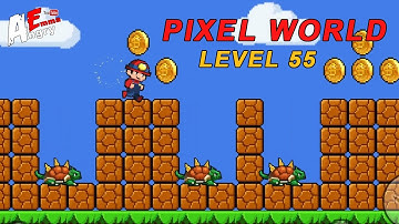 Pixel World - Level 55 / Gameplay Walkthrough (Android, iOS)
