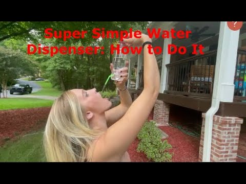Super Simple Water Dispenser: How to Do It