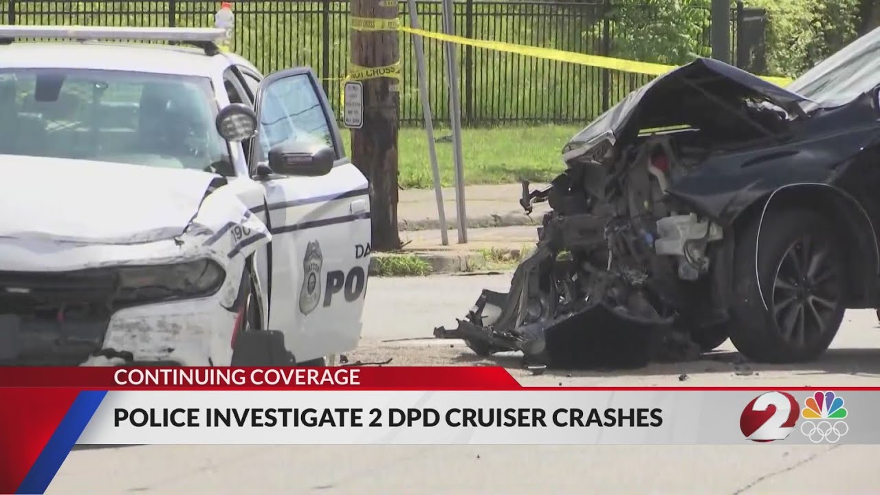 Police investigate multiple cruiser crashes in one week - YouTube