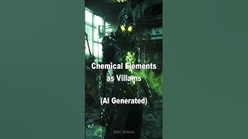 Chemical Elements as Villains | AI Generated