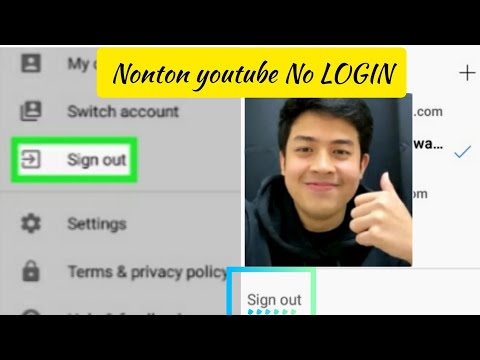 Logout dari akun Youtube