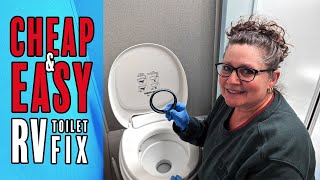Replacing an RV Toilet Bowl Seal. Thetford Aqua Magic V. by Camping with the Coles 7,434 views 1 month ago 4 minutes, 4 seconds