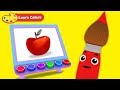 Toddlers Learn Colors With Petey Paintbrush Early Learning Videos For Baby Development Education