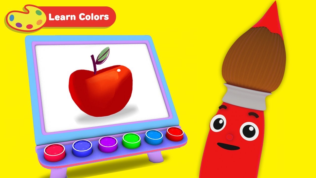 Toddlers Learn Colors With Petey Paintbrush Early Learning Videos For Maxresdefault