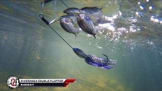 River2Sea Double Plopper Buzzbait Underwater Video 