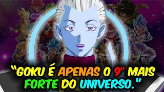 WHIS MOSTRA OS 20 MAIS FORTES DO UNIVERSO E A LISTA É SURPREENDENTE! Goku é o 9°