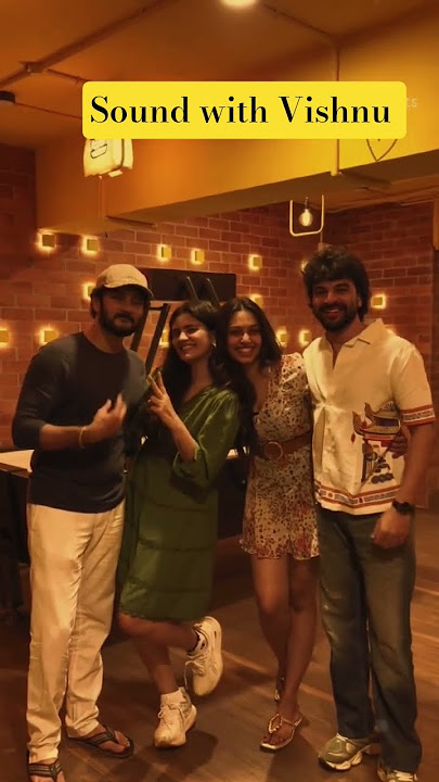 Soundarya with Vishnuvijay and Ryan ❣️ #soundarya #vishnuvijay #ryan